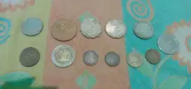 Uang koin zaman dulu campur