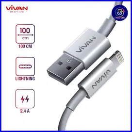 kabel Charger iPhone Lightning Vivan KAL100 Original VIvan