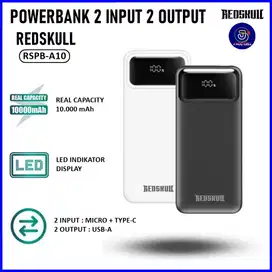 Powerbank 10000mAh LCD Original Redskull