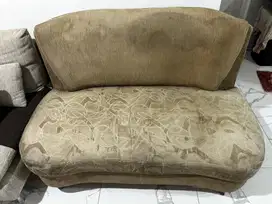 (Nego) Sofa Coklat Nyaman 140x80x80