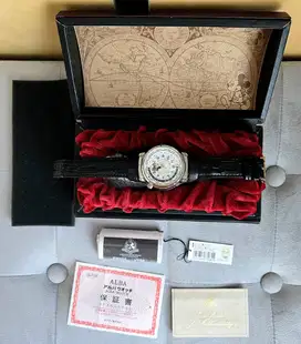 Jam Tangan Seiko Alba World Timer Mickey Mouse ACBX001 Ultra Rare