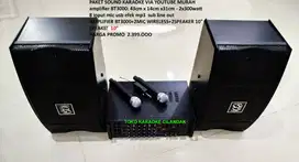 PAKET SOUND KARAOKE VIA YOUTUBE MURAH amplifier BT3000