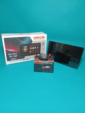 Head Unit Android ORCA ADR-9988 QLED OS13 9 4/64 & Camera Parkir