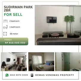 Dijual Apartement Sudirman Park 2BR Furnished View Selatan