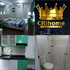 menyewakan apartemen educity 1br bulanan bycitihome