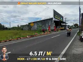 Tanah strategis cocok untuk gudang/kantor/rumah makan/dll