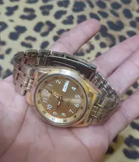 Seiko 5 gold military full original (automatic)