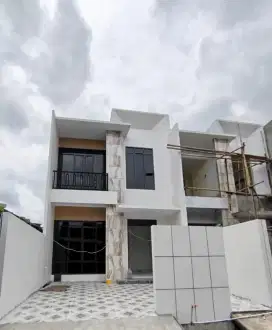 Rumah minimalis dua lantai lokasi di dalam perumahan di Bekasi narta
