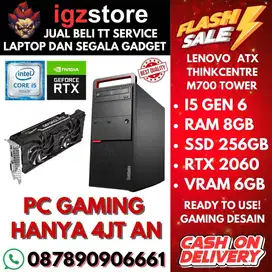 HOT SALE!! PC GAMING I5 RTX 2060 6GB 8/256 SSD LENOVO M700 NO MINUS