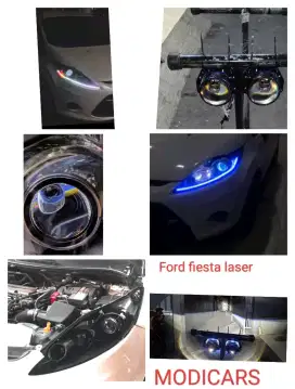 Biled headlamp Ford fiesta Laser SM pasang sejadetabek