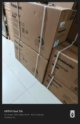 AC panasonic 1/2pk new garansi resmi