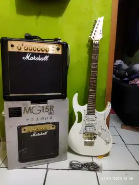 Gitar Ibanez Custom & Ampli Marshall