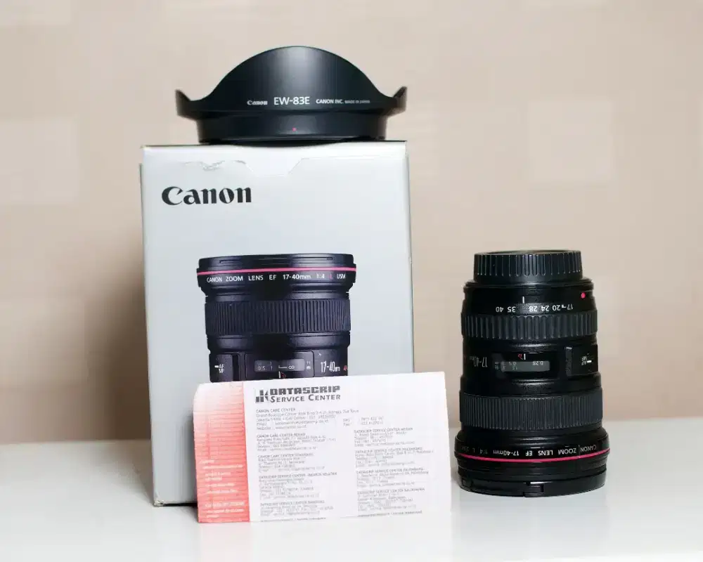Dijual lensa Canon EF 17- 40mm F4 L