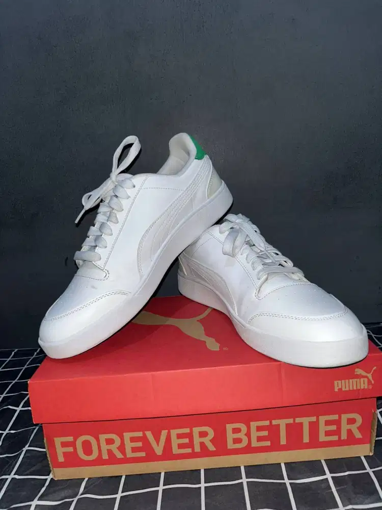 PUMA SHUFFLE (white-gray-green)