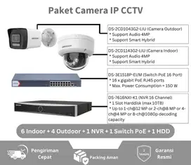 PAKET PEMASANGAN IP CAM BERGARANSI RESMI DAN AMAN