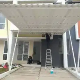 PEMASANGAN CANOPY ALDERON MINIMALIS