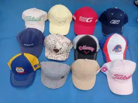 Borongan Topi Brand Random Murah Siap Jual Auto Cuan