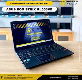 ASUS ROG STRIX GL553VE/intel i7 gen 7/8GB/256GB/GTX 1050/TERMURAH!!