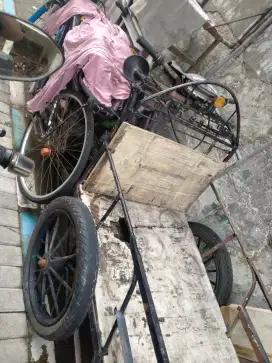 Jual bentor depan berbentuk persegi besi siku tebal kuat