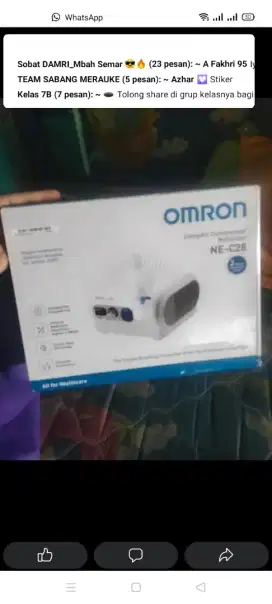 Dijual mesin uap merk omron