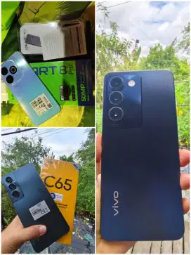 Dijual 3biji hp.. vivo y100/realmi c65/infinix semua fullset