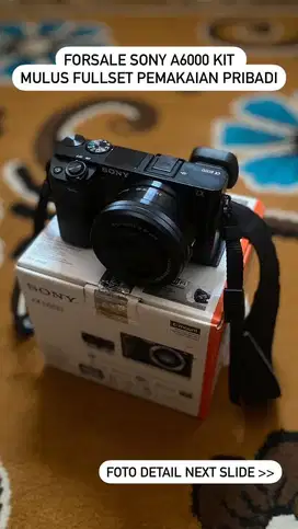 Sony A6000 APS-C Fullset Mulus Nominus