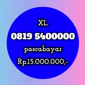 nomor cantik koleksi xl 5400000