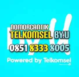 (bisa COD) Nomor CANTIK kartu TELKOMSEL By.U HOKI BOOS 8005 #9