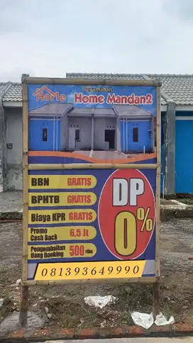 Rumah Subsidi DP 0% + Cashback 6,5jt Sukoharjo