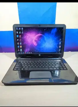 Laptop HP Ram 8 Black Nyala dgn Cas