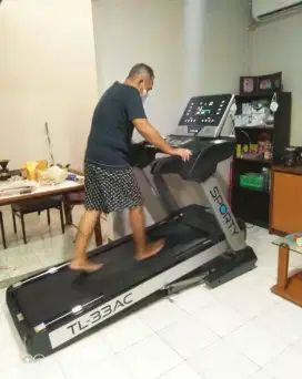 SUPER BIG TREADMILL TL 33AC ALAT FITNESS COMERCIAL GYM CENTER