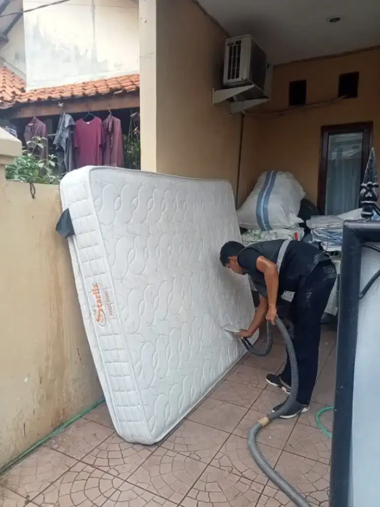 Jasa cucikarpet kantor vinyl kasur sofa jok mobil