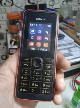 Dijual Nokia 107 (2 Sim) + Carger Bagus dan Mulus