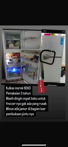 Di Jual Kulkas BEKO 2 Pintu Muraahh