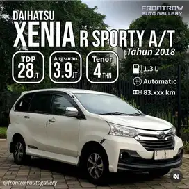 Xenia R Sporty 2018 a/t B ganjil km 83rb rec pjk pkt 2025 putih