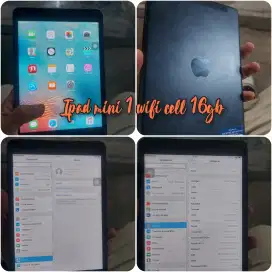 Ipad mini 1 16gb wifi cell