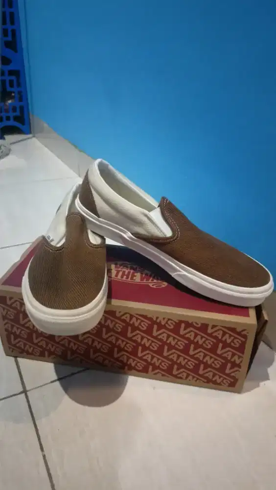 Vans Slip On Dessert Twill Brown Beige
