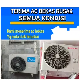 Terima ac bekas rusak