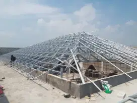 Bongkar atap lama ganti baja ringan atap galvalum