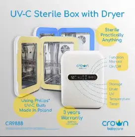 Crown Baby UV Sterill dan Pengering CR-9888