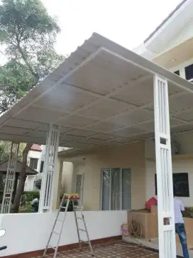 PEMASANGAN CANOPY ALDERON DOUBLE