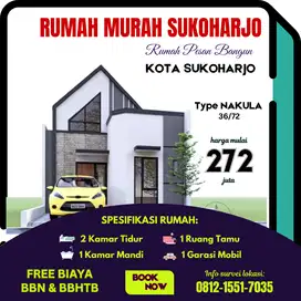 rumah murah siap huni sukoharjo