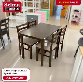 Meja makan minimalis