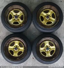 Jual beli velg mobil + ban jf ring16 4x100 4x114,3 avanza xenia kijang