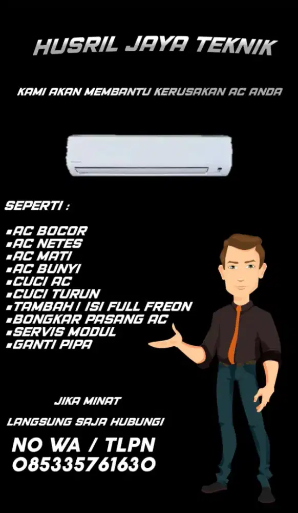 Jasa panggilan service AC rumahan