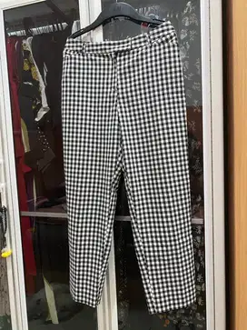 Celana Baggy Pants Tartan