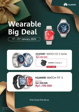 Watch fit 3 dan GT 5 Huawei