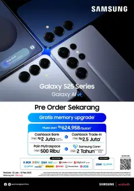 Promo Samsung s25 free cicilan 1-2bulan