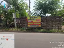 Spesial Tanah Tepi Jalan raya Luas 12.155m2 Harga Spesial 10 M Nego