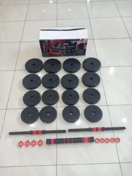 Barbel set PVC murah kualitas oke alamat Banjarmasin